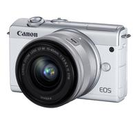 CANON EOS M200 Blanc KIT EF-M 15-45mm F3.5-6.3 IS STM Argent