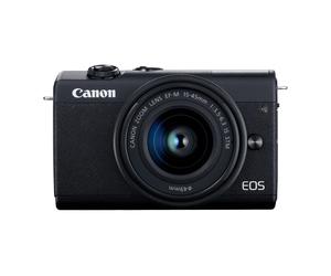 Canon EOS M200 + EF-M 15-45mm f/3.5-6.3 IS STM MILC 24,1 MP CMOS 6000 x 4000 pixels Noir