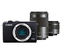 Canon EOS M200 Kit Noir + EF-M 15-45 + 55-200 is STM