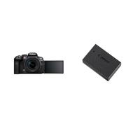 Canon EOS R10 Appareil Photo Hybride Format APS-C 242 Mpix Noir + Objectif RF-S 18-150mm F35-63 is STM Noir & Batterie LP-E17 Officiel pour EOS RP EOS M6 Mark II EOS 850D