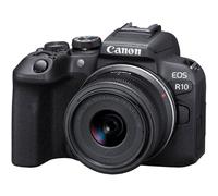 Canon EOS R10 + RF-S 18-45mm F4.5-6.3 IS STM + EF- R MILC 24,2 MP CMOS 6000 x 4000 pixels Noir