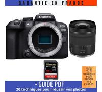 Canon EOS R10 + RF 24-105mm F4-7.1 IS STM + 1 SanDisk 32GB Extreme PRO UHS-II SDXC 300 MB/s + Guide PDF '20 TECHNIQUES POUR RÉUSSIR VOS PHOTOS