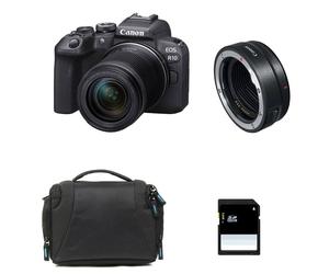 CANON EOS R10 + RF-S 18-150mm F3.5-6.3 IS STM + Sac + Carte SD 8 Go + Bague EF-EOS R