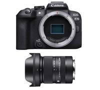 Canon Appareil photo EOS R10 + Sigma 18‑50mm f/2.8 DC DN Contemporary – Garantie 3 ans