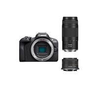 Canon EOS R100 Appareil Photo avec Objectif RF-S 18-45mm + RF 75-300mm Kit Double Zoom, Appareil Photo Hybride APS-C, Autofocus CMOS Dual Pixel, Vidéo 4K, Prise de Vue en Continu Jusqu’à 6,5 IPS