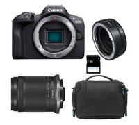 CANON EOS R100 + RF-S 18-150mm f/3.5-6.3 IS STM + Sac + Carte SD 8 Go + Bague EF-EOS R