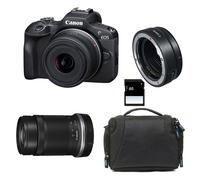 CANON EOS R100 + RF-S 18-45mm f/4.5-6.3 IS STM + RF-S 55-210mm f/5-7.1 IS STM Garanti 3 ans + Sac + Carte SD 8 Go