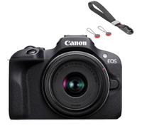 Canon EOS R100 + RF-S 18-45mm + Peak Design Cuff