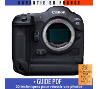 Canon EOS R3 + Guide PDF ""20 TECHNIQUES POUR RÉUSSIR VOS PHOTOS