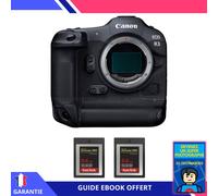 Canon EOS R3 Nu + 2 SanDisk 64GB Extreme PRO CFexpress Type B + Ebook 'Devenez Un Super Photographe