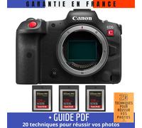 Canon EOS R5 C Nu + 3 SanDisk 128GB Extreme PRO CFexpress Type B + Guide PDF ""20 TECHNIQUES POUR RÉUSSIR VOS PHOTOS