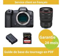 Canon EOS R5 Camér Canon Objectif RF24-70MM F/2.8 L IS USM +Canon batterie LP-E6NH Officielle+SanDisk 128 Go Extreme PRO carte SDXC UHS-II