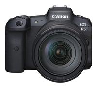 Canon EOS R5 - Appareil photo numérique - sans miroir - 45.0 MP - Cadre plein - 8K / 30 pi/s - 4.3x zoom optique objectif RF 24-105 mm F4 L IS USM - Wi-Fi, Bluetooth