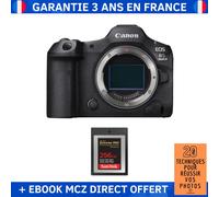 Canon EOS R5 Mark II + 1 SanDisk 256GB Extreme PRO CFexpress Type B + Ebook '20 Techniques pour Réussir vos Photos' - Appareil Photo Hybride Canon
