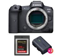 Canon EOS R5 Nu + SanDisk 128GB Extreme PRO CFexpress Type B + 2 Canon LP-E6NH