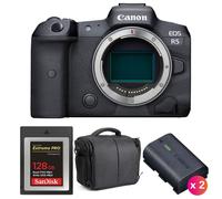 Canon EOS R5 Nu + SanDisk 128GB Extreme PRO CFexpress Type B + 2 Canon LP-E6NH + Sac