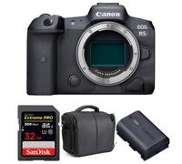 Canon EOS R5 Nu + SanDisk 32GB Extreme PRO UHS-II SDXC 300 MB/s + Canon LP-E6NH + Sac