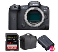 Canon EOS R5 Nu + SanDisk 64GB Extreme PRO UHS-II SDXC 300 MB/s + 2 Canon LP-E6NH + Sac