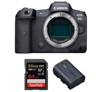 Canon EOS R5 Nu + SanDisk 64GB Extreme PRO UHS-II SDXC 300 MB/s + Canon LP-E6NH