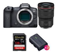 Canon EOS R5 + RF 15-35mm f/2.8L IS USM + SanDisk 128GB Extreme PRO UHS-II SDXC 300 MB/s + 2 Canon LP-E6NH