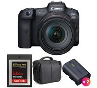 Canon EOS R5 + RF 24-105mm f/4L IS USM + SanDisk 512GB Extreme PRO CFexpress Type B + 2 LP-E6NH + Sac