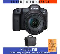 Canon EOS R5 + RF 24-105mm F4L IS USM + Sac + Guide PDF MCZ DIRECT '20 TECHNIQUES POUR RÉUSSIR VOS PHOTOS