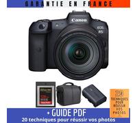 Canon EOS R5 + RF 24-105mm F4L IS USM + SanDisk 128GB Extreme PRO CFexpress Type B + LP-E6NH + Sac + Guide PDF MCZ DIRECT '20 TECHNIQUES POUR RÉUSSIR VOS PHOTOS