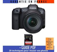 Canon EOS R5 + RF 24-105mm F4L IS USM + SanDisk 32GB Extreme PRO UHS-II SDXC 300 MB/s + Guide PDF MCZ DIRECT '20 TECHNIQUES POUR RÉUSSIR VOS PHOTOS