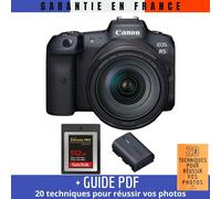 Canon EOS R5 + RF 24-105mm F4L IS USM + SanDisk 512GB Extreme PRO CFexpress Type B + Canon LP-E6NH + Guide PDF MCZ DIRECT '20 TECHNIQUES POUR RÉUSSIR VOS PHOTOS