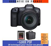 Canon EOS R5 + RF 24-105mm F4L IS USM + SanDisk 64GB Extreme PRO CFexpress Type B + Sac + Guide PDF MCZ DIRECT '20 TECHNIQUES POUR RÉUSSIR VOS PHOTOS