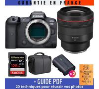 Canon EOS R5 + RF 85mm F1.2L USM + SanDisk 128GB UHS-II SDXC 300 MB/s + 2 Canon LP-E6NH + Sac + Guide PDF MCZ DIRECT '20 TECHNIQUES POUR RÉUSSIR VOS PHOTOS