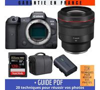 Canon EOS R5 + RF 85mm F1.2L USM + SanDisk 128GB UHS-II SDXC 300 MB/s + Canon LP-E6NH + Sac + Guide PDF MCZ DIRECT '20 TECHNIQUES POUR RÉUSSIR VOS PHOTOS