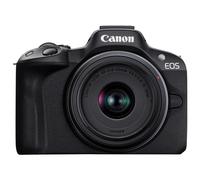 Canon EOS R50, Black + RF-S 18-45 IS STM + RF-S 55-210mm F5-7.1 IS STM Kit MILC 24,2 MP CMOS 6000 x 4000 pixels Noir