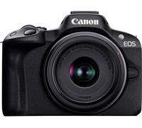 Canon EOS R50 Kit + RF-S 18-45 I Appareil photo reflex numérique avec RF-S 18-45 mm noir vidéo 4K, sabot pour flash, écran pivotable, écran tactile