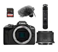Canon EOS R50 noir + RF-S 18-45mm Content Creator Kit| ✅+ garantie gratuit de 5 ans