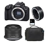 CANON EOS R50 + RF-S 18-45mm f/4.5-6.3 IS STM + Sac + Carte SD 8 Go + Bague EF-EOS R