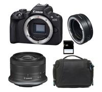CANON EOS R50 + RF-S 18-45mm F4.5-6.3 IS STM Garanti 3 ans + Sac + Carte SD 8 Go + Bague EF-EOS R