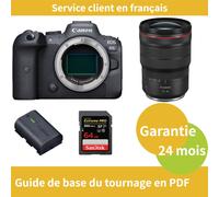 Canon EOS R6 Camera+Canon Objectif RF 15-35MM F/2.8 L IS USM+Canon batterie LP-E6NH Officielle+SanDisk 64 Go Extreme PRO carte SDXC UHS-II