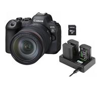 Canon EOS R6 Mark II + RF 24-105mm F4 L IS USM MILC 24,2 MP CMOS Noir