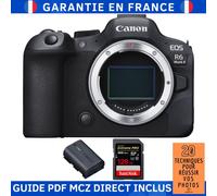 Canon EOS R6 Mark II + 1 SanDisk 128GB Extreme PRO UHS-II 300 MB/s + 1 Canon LP-E6NH + Guide PDF MCZ DIRECT '20 TECHNIQUES POUR RÉUSSIR VOS PHOTOS