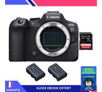 Canon EOS R6 Mark II + 1 SanDisk 32GB Extreme PRO UHS-II 300 MB/s + 2 Canon LP-E6NH + Ebook ""Devenez Un Super Photographe"" - Appareil hybride Canon