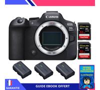 Canon EOS R6 Mark II + 2 SanDisk 32GB Extreme PRO UHS-II 300 MB/s + 3 Canon LP-E6NH + Ebook ""Devenez Un Super Photographe"" - Appareil hybride Canon