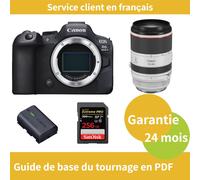 Canon EOS R6 Mark II caméra+Canon Objectif RF 70-200mm F2,8 L IS USM+Canon batterie LP-E6NH Officielle+SanDisk 256 Go Extreme PRO carte SDXC UHS-II