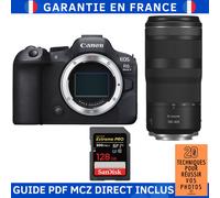 Canon EOS R6 Mark II + RF 100-400mm f/5.6-8 IS USM + 1 SanDisk 128GB Extreme PRO UHS-II SDXC 300 MB/s + Guide PDF MCZ DIRECT '20 TECHNIQUES POUR RÉUSSIR VOS PHOTOS