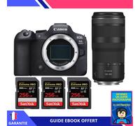 Canon EOS R6 Mark II + RF 100-400mm f/5.6-8 IS USM + 3 SanDisk 256GB Extreme PRO UHS-II SDXC 300 MB/s + Ebook ""Devenez Un Super Photographe"" - Appareil Photo Canon