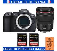 Canon EOS R6 Mark II + RF 24-105mm f/4 L IS USM + 2 SanDisk 64GB Extreme PRO UHS-II SDXC 300 MB/s + Guide PDF MCZ DIRECT '20 TECHNIQUES POUR RÉUSSIR VOS PHOTOS