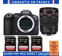 Canon EOS R6 Mark II + RF 24-105mm f/4 L IS USM + 3 SanDisk 32GB Extreme PRO UHS-II SDXC 300 MB/s + Guide PDF MCZ DIRECT '20 TECHNIQUES POUR RÉUSSIR VOS PHOTOS