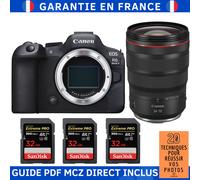 Canon EOS R6 Mark II + RF 24-70mm f/2.8 L IS USM + 3 SanDisk 32GB Extreme PRO UHS-II SDXC 300 MB/s + Guide PDF MCZ DIRECT '20 TECHNIQUES POUR RÉUSSIR VOS PHOTOS