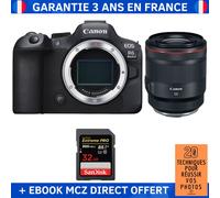 Canon EOS R6 Mark II + RF 50mm f/1.2 L USM + 1 SanDisk 32GB Extreme PRO UHS-II SDXC 300 MB/s + Ebook '20 Techniques pour Réussir vos Photos' - Appareil Photo Hybride