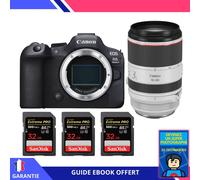 Canon EOS R6 Mark II + RF 70-200mm f/2.8 L IS USM + 3 SanDisk 32GB Extreme PRO UHS-II SDXC 300 MB/s + Ebook ""Devenez Un Super Photographe"" - Appareil Photo Canon